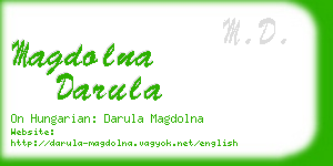 magdolna darula business card